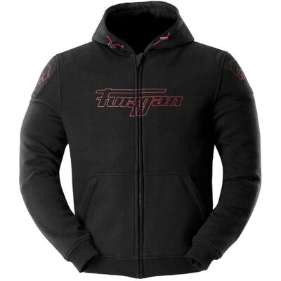 Chaqueta de moto Furygan Livio X Kevlar® negra-roja Talla: M Chaqueta de moto Furygan Livio X Kevlar® negra-roja Talla: M