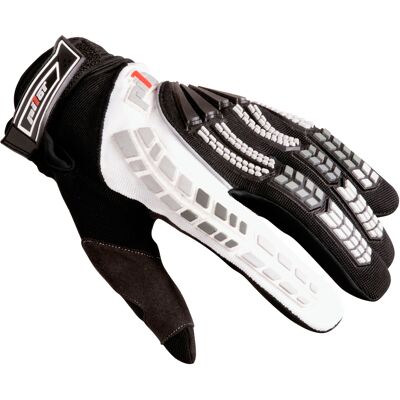 Guantes de moto MX Pilot negro/blanco Talla: 3XL Guantes de moto MX Pilot negro/blanco Talla: 3XL