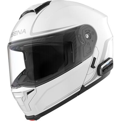 Casco de moto abatible con auriculares SENA Outrush 2 blanco Talla: S Casco de moto abatible con auriculares SENA Outrush 2 blanco Talla: S