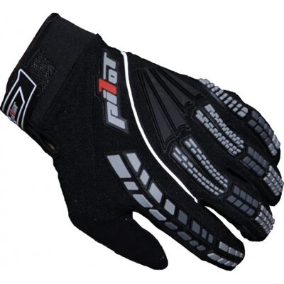 Guantes infantiles mx para moto Pilot negro Talla: 4 Guantes infantiles mx para moto Pilot negro Talla: 4