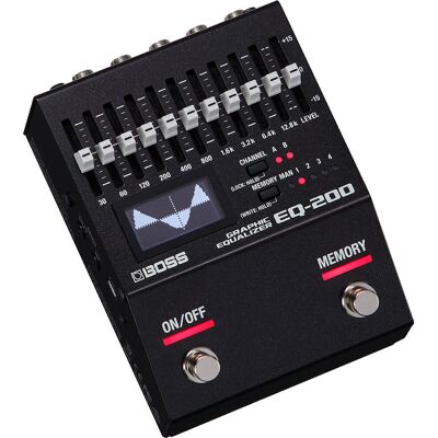 <b>BOSS EQ-200 GRAPHIC EQ</b> Equalizador Gráfico 10-bandas <b>BOSS EQ-200 GRAPHIC EQ</b> Equalizador Gráfico 10-bandas