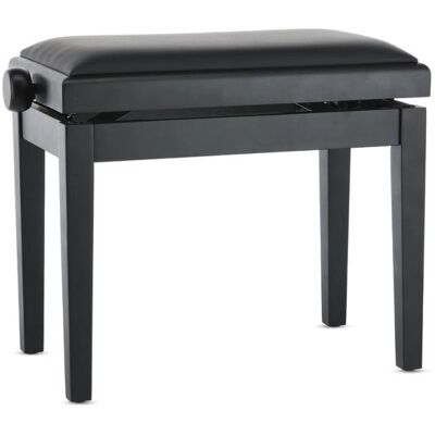 GEWA 130001 Banco de Piano Deluxe Vinyl Preto Mate GEWA 130001 Banco de Piano Deluxe Vinyl Preto Mate