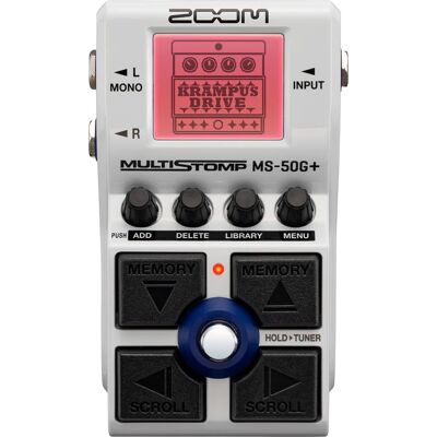 Zoom MS-50G+ Pedaleira Guitarra Elétrica Zoom MS-50G+ Pedaleira Guitarra Elétrica