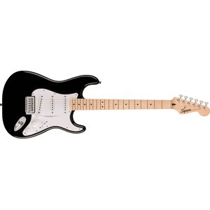 Fender Squier Sonic Maple Fingerboard White Pickguard Black Fender Squier Sonic Maple Fingerboard White Pickguard Black