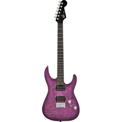 Charvel Pro-Mod Plus DK24 HH HT QM Ebony Fingerboard Violet Radiance Charvel Pro-Mod Plus DK24 HH HT QM Ebony Fingerboard Violet Radiance