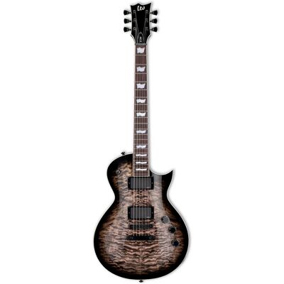 ESP LTD EC-400 QM Transparente Negro Sunburst ESP LTD EC-400 QM Transparente Negro Sunburst