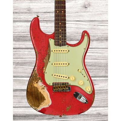 Fender Custom Shop Time Machine Collection 63 Strat Super Heavy Relic Seminole Red Fender Custom Shop Time Machine Collection 63 Strat Super Heavy Relic Seminole Red
