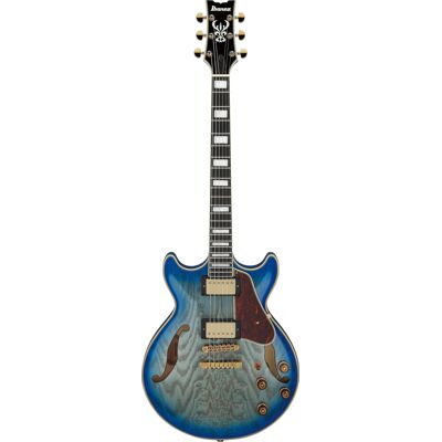 Ibanez AM93QAJBB Jet Blue Burst Artcore Expressionist Ibanez AM93QAJBB Jet Blue Burst Artcore Expressionist
