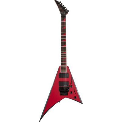 Jackson X Series Rhoads RRX24 Diapasón Laurel Rojo Negro Biseles Jackson X Series Rhoads RRX24 Diapasón Laurel Rojo Negro Biseles