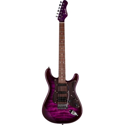 Magneto Guitars Magneto U-One Sonnet Modern See Thru Purple with Gig Bag Magneto Guitars Magneto U-One Sonnet Modern See Thru Purple with Gig Bag