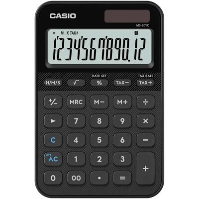Casio Ms-20Yc Negro / Calculadora De Mesa Casio Ms-20Yc Negro / Calculadora De Mesa