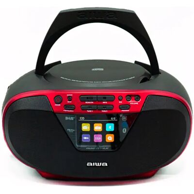 Aiwa BBTU-500DAB/BK Rojo - Boombox Aiwa BBTU-500DAB/BK Rojo - Boombox