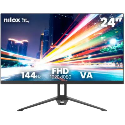 Nilox Nxm24Fhd14411 Negro / Monitor 24" Va 144Hz Full Hd / Vga Y Hdmi Nilox Nxm24Fhd14411 Negro / Monitor 24" Va 144Hz Full Hd / Vga Y Hdmi