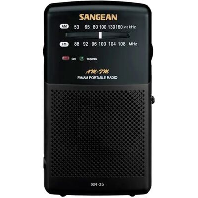 Sangean Sr-35 Negro / Radio Portátil Sangean Sr-35 Negro / Radio Portátil