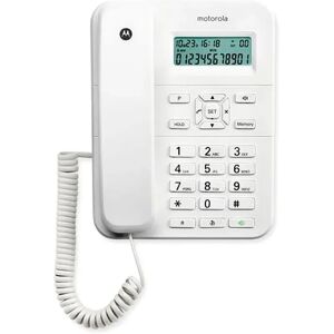 Motorola Ct202 Blanco Teléfono Fijo Con Amplia Pantalla Motorola Ct202 Blanco Teléfono Fijo Con Amplia Pantalla