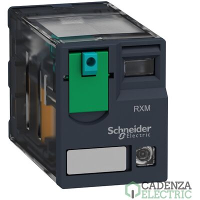 Schneider Electric RXM2AB2BD - Relé miniatura enchufable 24V, 2 NO/NC Schneider Electric RXM2AB2BD - Relé miniatura enchufable 24V, 2 NO/NC