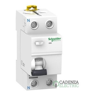 Interruptor diferencial; Acti9 iID; 2P; 25A; 30mA AC; residencial ref. A9R60225 Schneider Electric Interruptor diferencial; Acti9 iID; 2P; 25A; 30mA AC; residencial ref. A9R60225 Schneider Electric