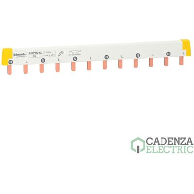 Peine de conexión eléctrico bipolar Acti9 ref. A9XPH212 Schneider Electric Peine de conexión eléctrico bipolar Acti9 ref. A9XPH212 Schneider Electric
