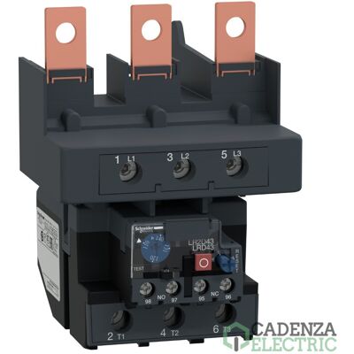 Relé de Sobrecarga Térmica para Motor TeSys 110-140 A Clase 10A ref. LRD4369 Schneider Electric Relé de Sobrecarga Térmica para Motor TeSys 110-140 A Clase 10A ref. LRD4369 Schneider Electric