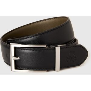 United Colors of Benetton Benetton, Cinturón Reversible, Negro, Hombre Black United Colors of Benetton Benetton, Cinturón Reversible, Negro, Hombre Black