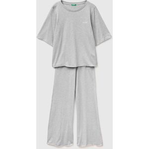 United Colors of Benetton Benetton, Pijama Ligero De Algodón Jaspeado, Gris Claro, Mujer Light Gray (S) United Colors of Benetton Benetton, Pijama Ligero De Algodón Jaspeado, Gris Claro, Mujer Light Gray (S)