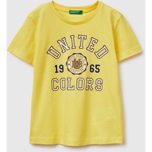 United Colors of Benetton Benetton, Camiseta Con Logo, Amarillo, Niños Yellow (12-18) United Colors of Benetton Benetton, Camiseta Con Logo, Amarillo, Niños Yellow (12-18)