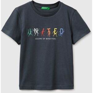 United Colors of Benetton Benetton, Camiseta Con Logo, Gris Oscuro, Niños Dark Gray (18-24) United Colors of Benetton Benetton, Camiseta Con Logo, Gris Oscuro, Niños Dark Gray (18-24)