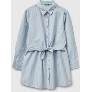 United Colors of Benetton Benetton, Vestido Camisero A Rayas, Azul Claro, Niños Light Blue (2XL) United Colors of Benetton Benetton, Vestido Camisero A Rayas, Azul Claro, Niños Light Blue (2XL)