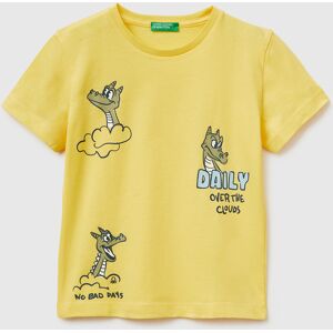 United Colors of Benetton Benetton, Camiseta De Cuello Redondo Con Estampado, Amarillo, Niños Yellow (12-18) United Colors of Benetton Benetton, Camiseta De Cuello Redondo Con Estampado, Amarillo, Niños Yellow (12-18)