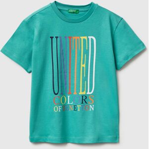 United Colors of Benetton Benetton, Camiseta Con Logo, Verde Claro, Niños Light Green (S) United Colors of Benetton Benetton, Camiseta Con Logo, Verde Claro, Niños Light Green (S)