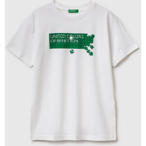 United Colors of Benetton Benetton, Camiseta Con Logo, Blanco, Niños White (S) United Colors of Benetton Benetton, Camiseta Con Logo, Blanco, Niños White (S)