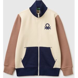 United Colors of Benetton Benetton, Sudadera Con Cremallera De Algodón Puro, Beige, Niños Beige (L) United Colors of Benetton Benetton, Sudadera Con Cremallera De Algodón Puro, Beige, Niños Beige (L)