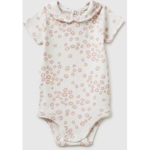 United Colors of Benetton Benetton, Body Floral Con Cuello, Blanco Crema, Niños Creamy White (0-1) United Colors of Benetton Benetton, Body Floral Con Cuello, Blanco Crema, Niños Creamy White (0-1)