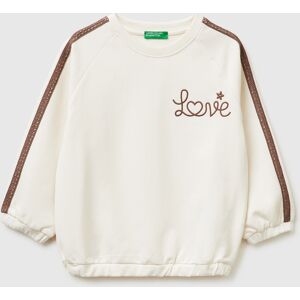 United Colors of Benetton Benetton, Sudadera Con Encaje Y Bordado, Blanco Crema, Niños Creamy White (18-24) United Colors of Benetton Benetton, Sudadera Con Encaje Y Bordado, Blanco Crema, Niños Creamy White (18-24)