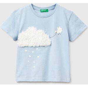 United Colors of Benetton Benetton, Camiseta Con Estampado Y Bordado, Azul Claro, Niños Light Blue (12-18) United Colors of Benetton Benetton, Camiseta Con Estampado Y Bordado, Azul Claro, Niños Light Blue (12-18)