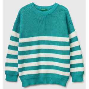United Colors of Benetton Benetton, Suéter Con Rayas Bicolor, Verde Agua, Niños Aqua (2XL) United Colors of Benetton Benetton, Suéter Con Rayas Bicolor, Verde Agua, Niños Aqua (2XL)