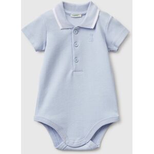 United Colors of Benetton Benetton, Body Tipo Polo De Algodón Orgánico, Celeste, Niños Sky Blue (0-1) United Colors of Benetton Benetton, Body Tipo Polo De Algodón Orgánico, Celeste, Niños Sky Blue (0-1)