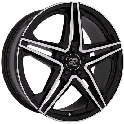 Rines MSW MSW 31 8x18 ET 40 5x112 NEGRO BRILLANTE POLISH COMPLETO - Wheels Rines MSW MSW 31 8x18 ET 40 5x112 NEGRO BRILLANTE POLISH COMPLETO - Wheels