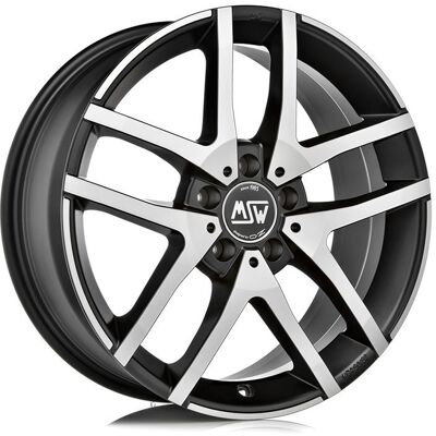 MSW WHEELS LLANTA MSW 28 6,5x16 ET 42 5x112 MSW MATT BLACK FULL POLISHED MSW WHEELS LLANTA MSW 28 6,5x16 ET 42 5x112 MSW MATT BLACK FULL POLISHED