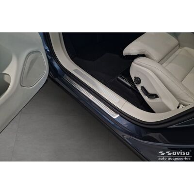 AVISA Protectores de Umbral de Puerta de Acero Inoxidable - Compatible con Volvo XC60 II 2017-2021, FL 2021 - 4 Piezas AVISA Protectores de Umbral de Puerta de Acero Inoxidable - Compatible con Volvo XC60 II 2017-2021, FL 2021 - 4 Piezas