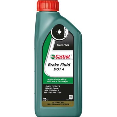 Aceite de frenos Castrol Dot4 Sintético 1L - Líquido de frenos Aceite de frenos Castrol Dot4 Sintético 1L - Líquido de frenos