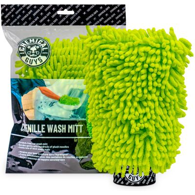 Chemical Guys - Guante de microfibra para lavado - Herramienta de limpieza de autos Chemical Guys - Guante de microfibra para lavado - Herramienta de limpieza de autos