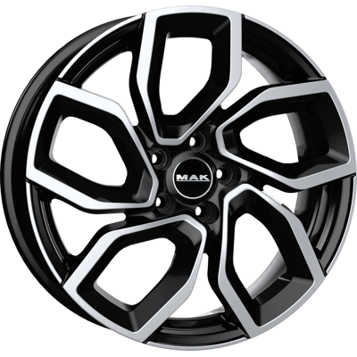 Llantas MAK Apollo 16x6.5 Espejo Negro - Aro Llantas MAK Apollo 16x6.5 Espejo Negro - Aro