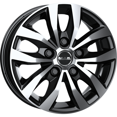 MAK WHEELS RIN 5 16 X 6.50 ET 50 5X112 NEGRO ESPEJO - Wheel Rim MAK WHEELS RIN 5 16 X 6.50 ET 50 5X112 NEGRO ESPEJO - Wheel Rim