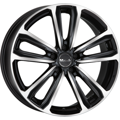 Rueda de aleación Mak Wheels 16x6.5 ET45 5x108 Espejo Negro - Rueda/Rim Rueda de aleación Mak Wheels 16x6.5 ET45 5x108 Espejo Negro - Rueda/Rim