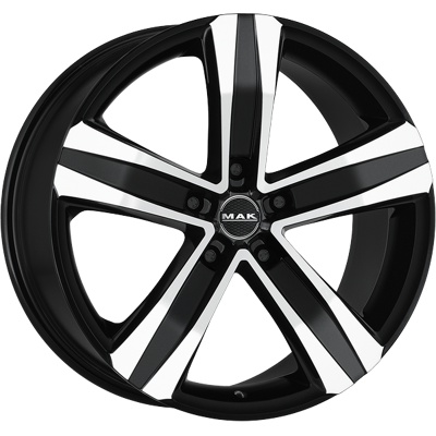 Llantas Mak Wheels Mak Stone 5 18x7.50 ET45 5x112 Espejo Negro - Rueda/Neumático Llantas Mak Wheels Mak Stone 5 18x7.50 ET45 5x112 Espejo Negro - Rueda/Neumático