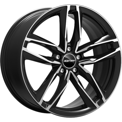 GMP ITALIA llanta Atom 19 x 8.50 ET 45 5X112 Black Diamond GMP ITALIA llanta Atom 19 x 8.50 ET 45 5X112 Black Diamond