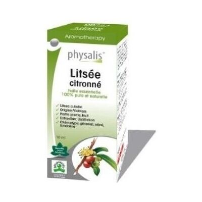 Esencia Litsea Bio Physalis - Aceite Esencial Calmante - 10ml Esencia Litsea Bio Physalis - Aceite Esencial Calmante - 10ml