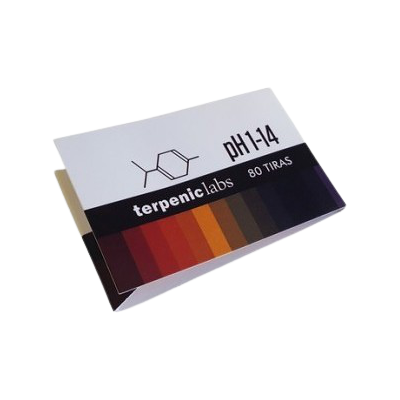 Terpenic Lab Tiras Ph 1-14 80 Unidades Terpenic Lab Tiras Ph 1-14 80 Unidades