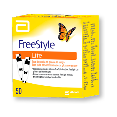 Freestyle Tiras Reactivas Glucosa Lite 50 Tiras Freestyle Tiras Reactivas Glucosa Lite 50 Tiras